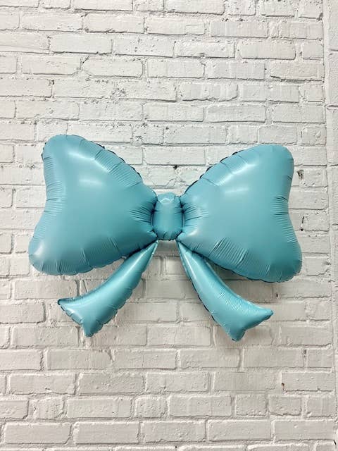 40 Inch Blue Bow Balloon