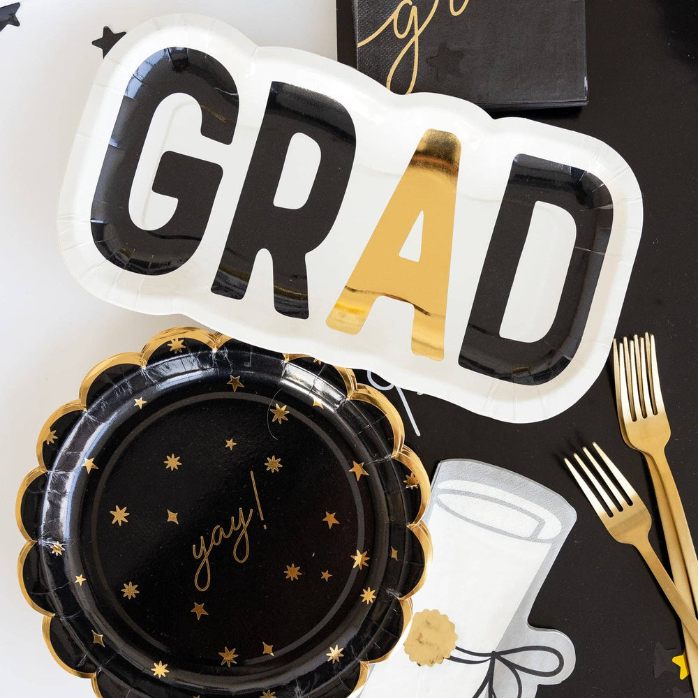 
                      
                        Script Grad Paper Cocktail Napkin
                      
                    