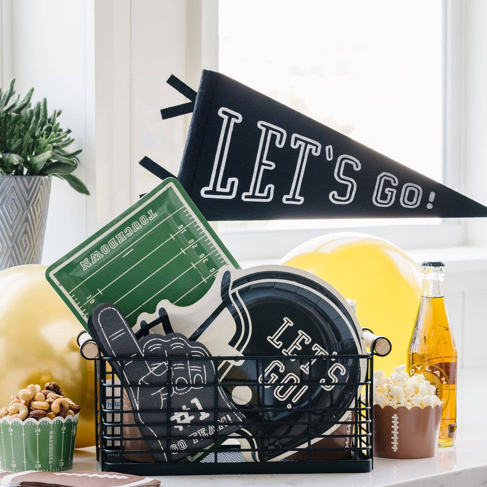 Football Field Paper Plates