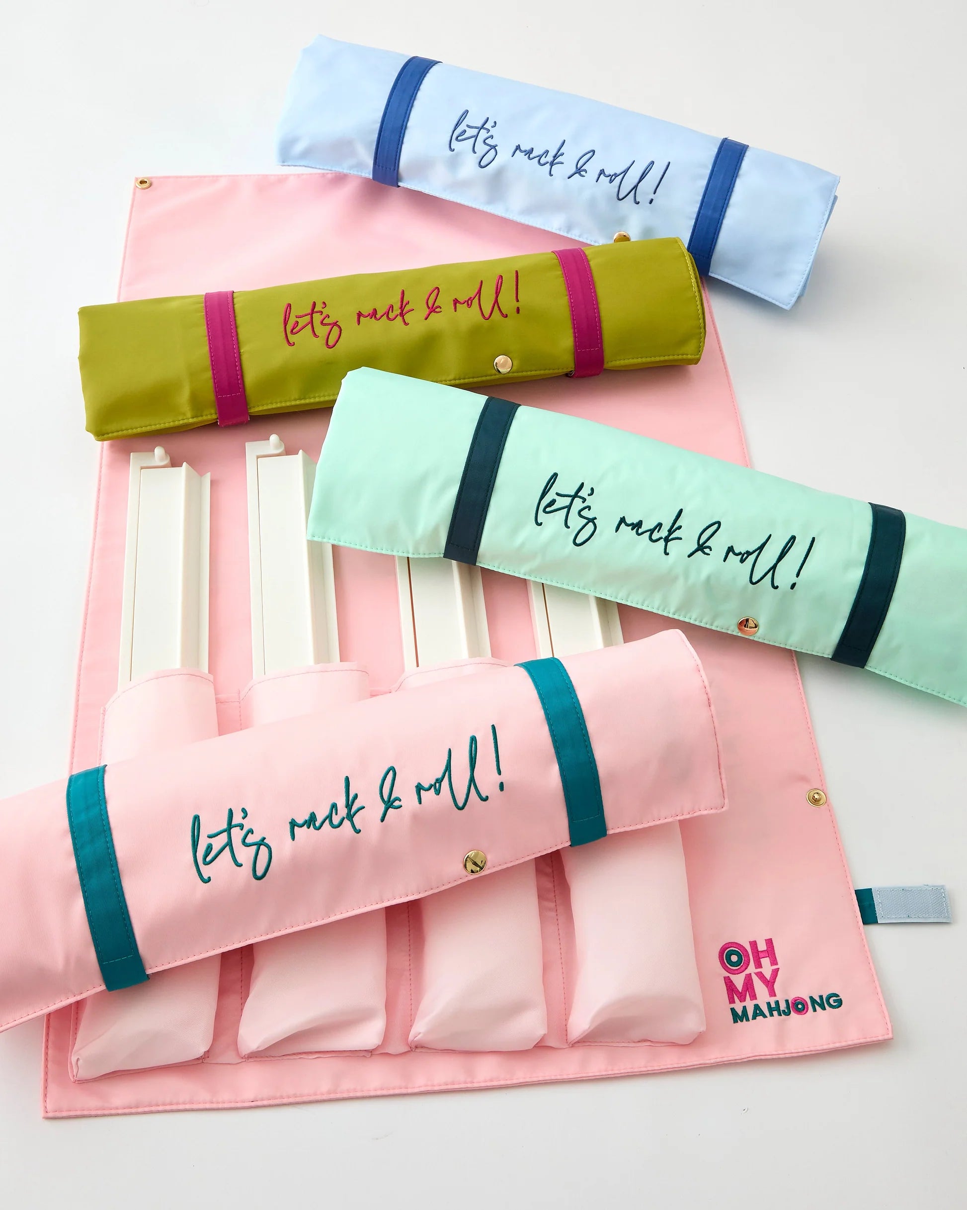 Mint Rack & Roll Bag - Mahjong Storage Organizer | Oh My Mahjong ...